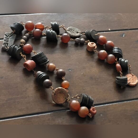 Hand Beaded Necklace - Picture 4 of 8